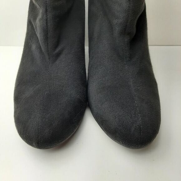 IMPO Tabitha Wedge Ankle Boot Bootie Faux Suede Black Sz 9.5 - Picture 9 of 14